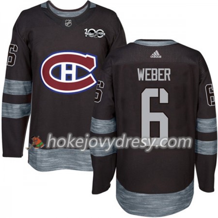 Pánské Hokejový Dres Montreal Canadiens Shea Weber 6 1917-2017 100th Anniversary Adidas Černá Authentic
